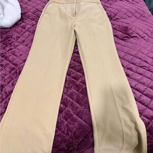 Zara Cream Wide Leg Women's Pants